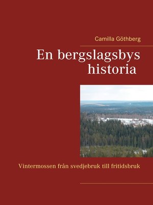 cover image of En bergslagsbys historia